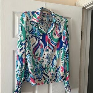 Colorful Patterned Women's Top